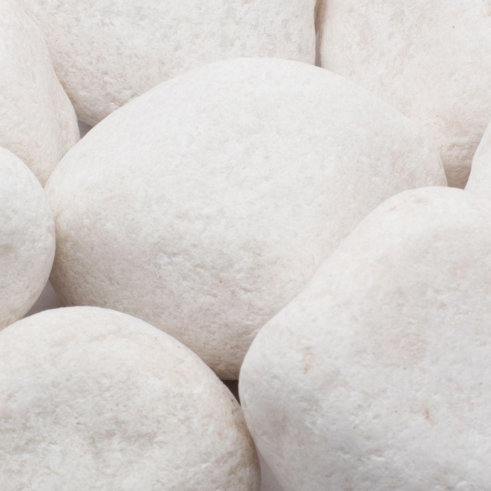 Rain Forest 2 In To 3 20 Lb Large Snow White Pebbles