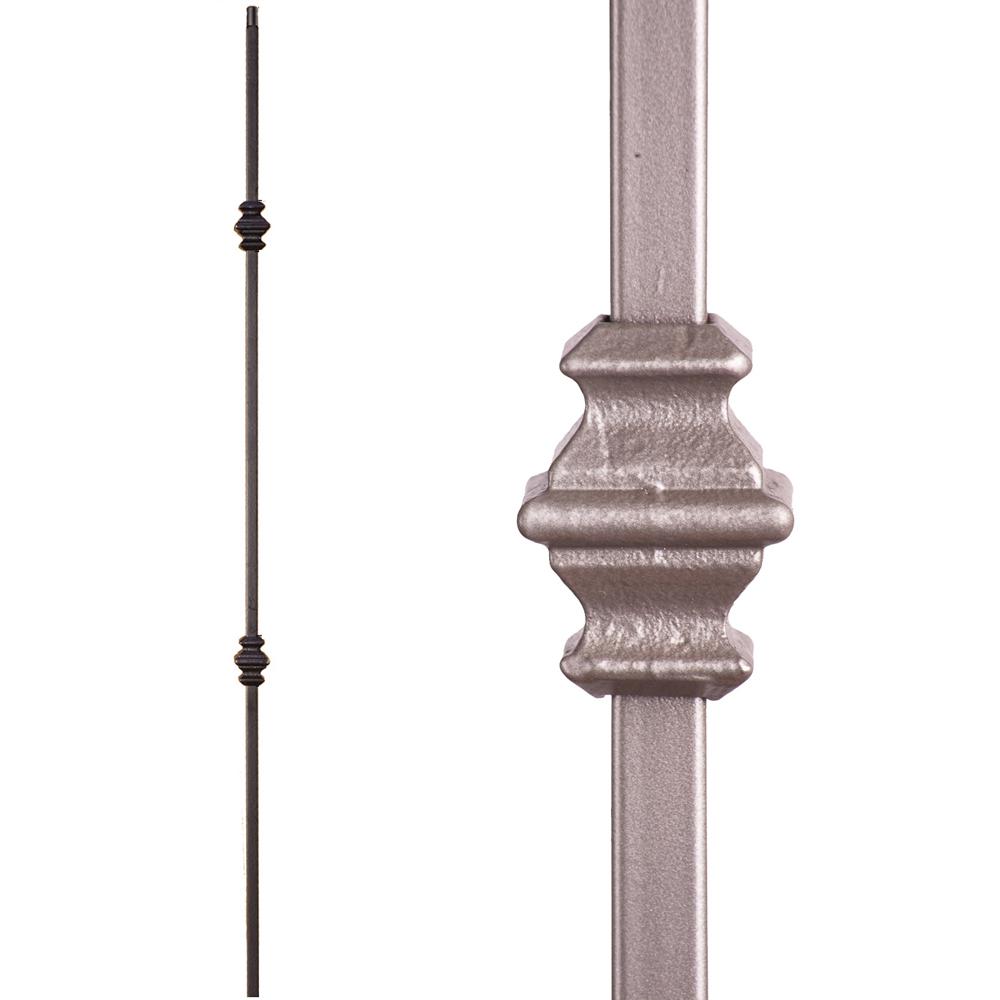 House Of Forgings Versatile 44 In X 0 5 In Ash Grey Double