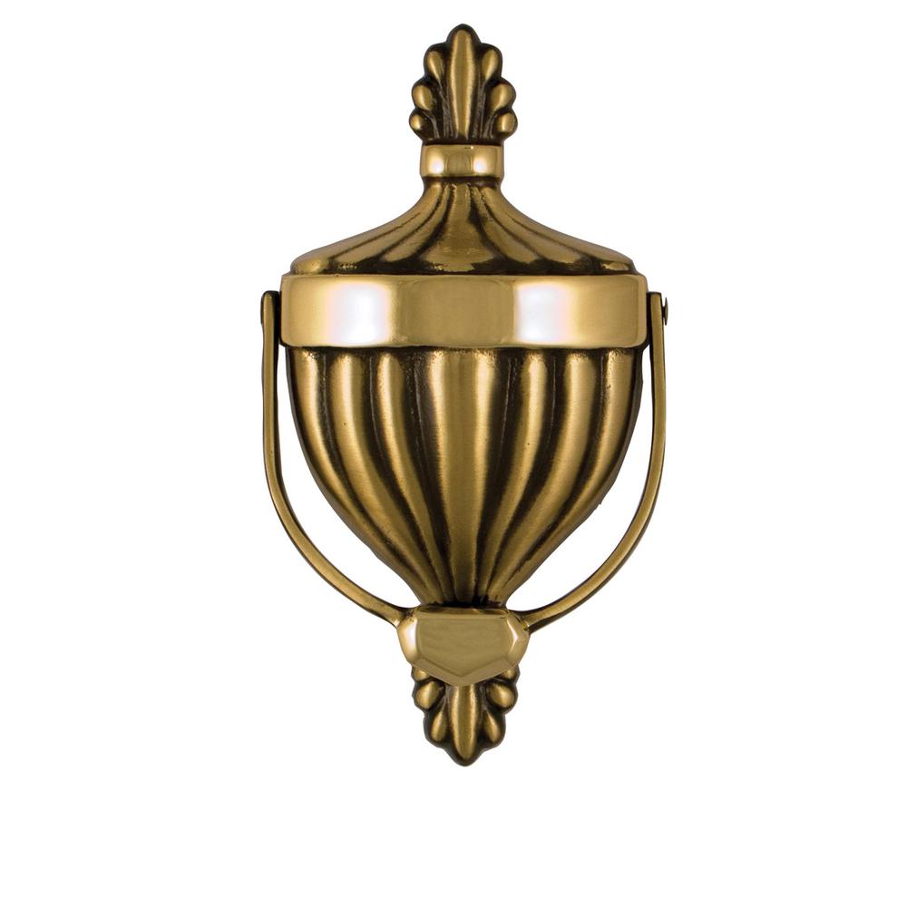 Michael Healy Brass Victorian Urn Door Knocker Mhs161 The Home Depot