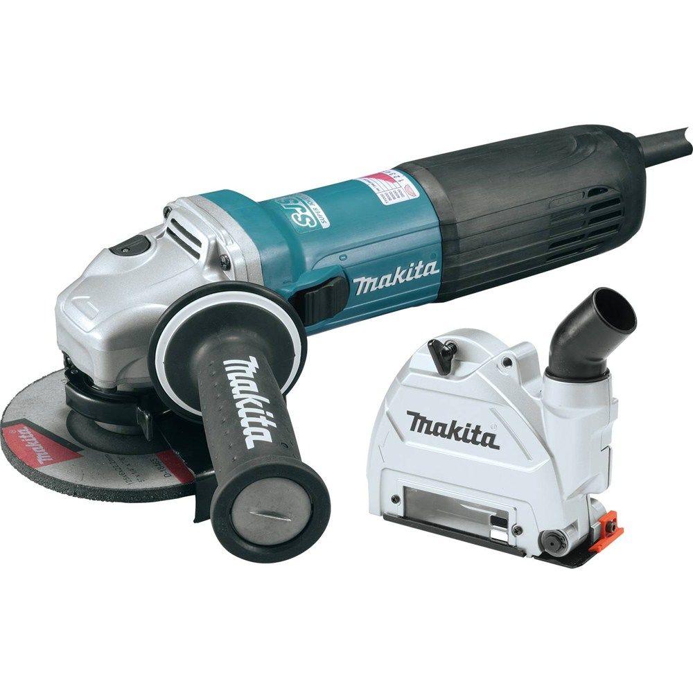 Makita 10 Amp SJS II Angle Grinder with 5 in. Tuck Point GuardGA5040X1