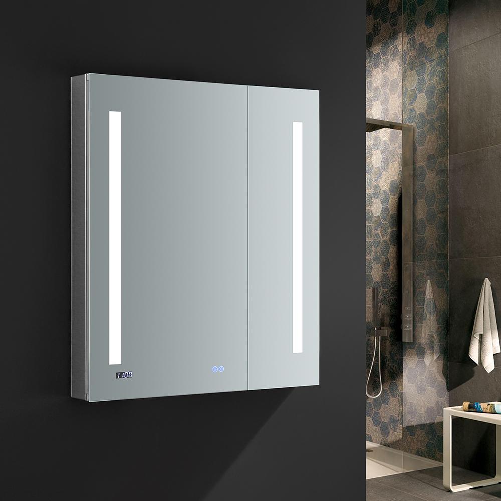 Fresca Tiempo 30 In W X 36 In H Recessed Or Surface Mount