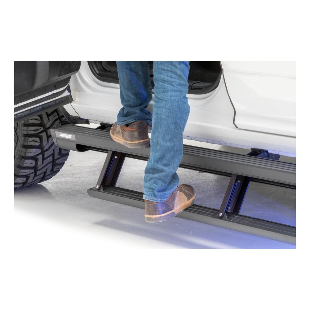 Aries ActionTrac 79Inch Retractable Powered Running Boards, Select