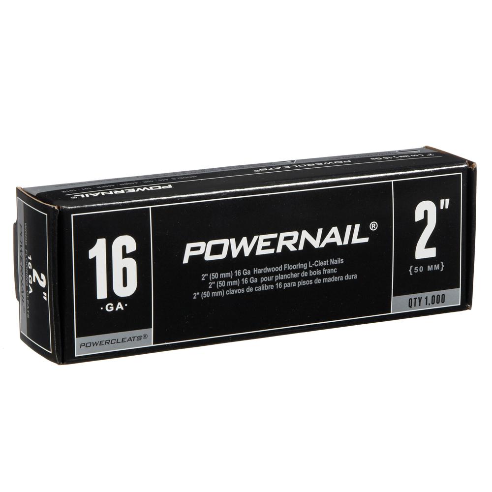 Powernailer Power Nailer 16 Gauge 2/" Powernail L Flooring Cleats Nails