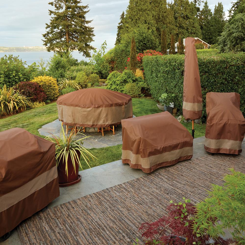 Duck Covers Ultimate 109 In L Rectangle Oval Patio Table And Rectangle Oval Patio Table