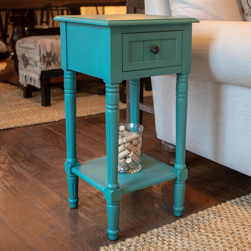 Decor Therapy Simplify Antique Artic Blue End Table Fr1576 The Decor Therapy Simplify Antique Artic Blue End Table Fr1576 The Home Depot