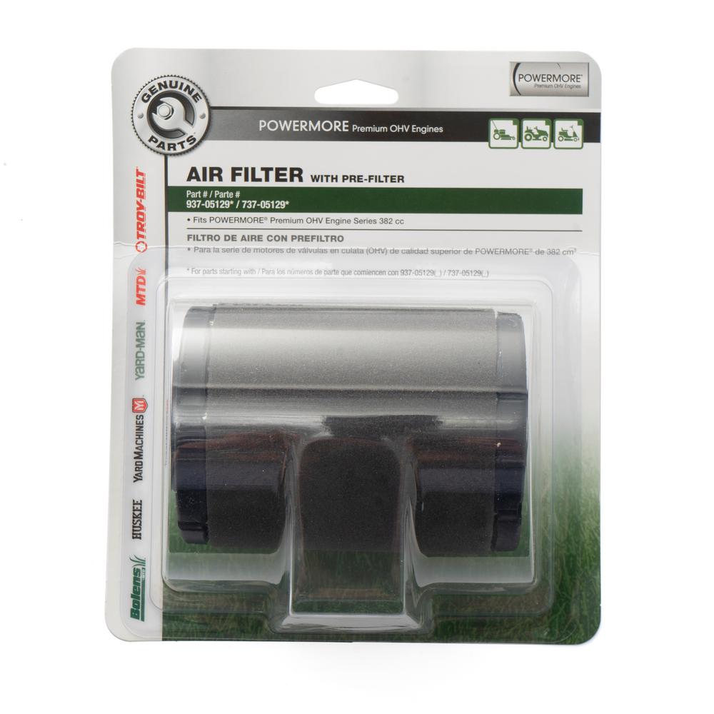 Air Filter - Troy-Bilt - Lawn Mower Filters - Maintenance ...