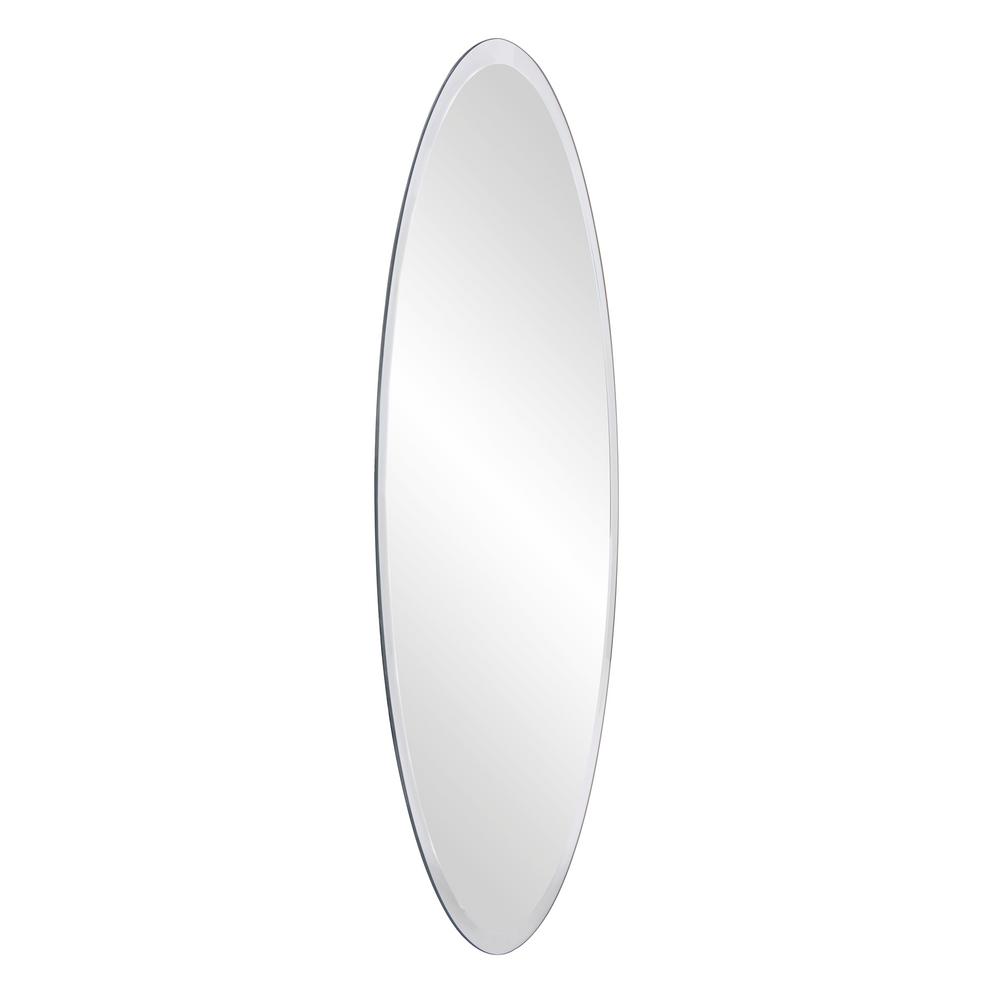 Howard Elliott Collection 36 in. x 24 in. Oval Frameless Mirror 36002