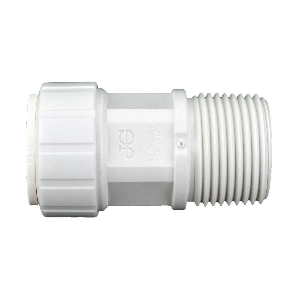 JG Speedfit 1/2 in. x 3/4 in. Plastic PushtoConnect Male Connector