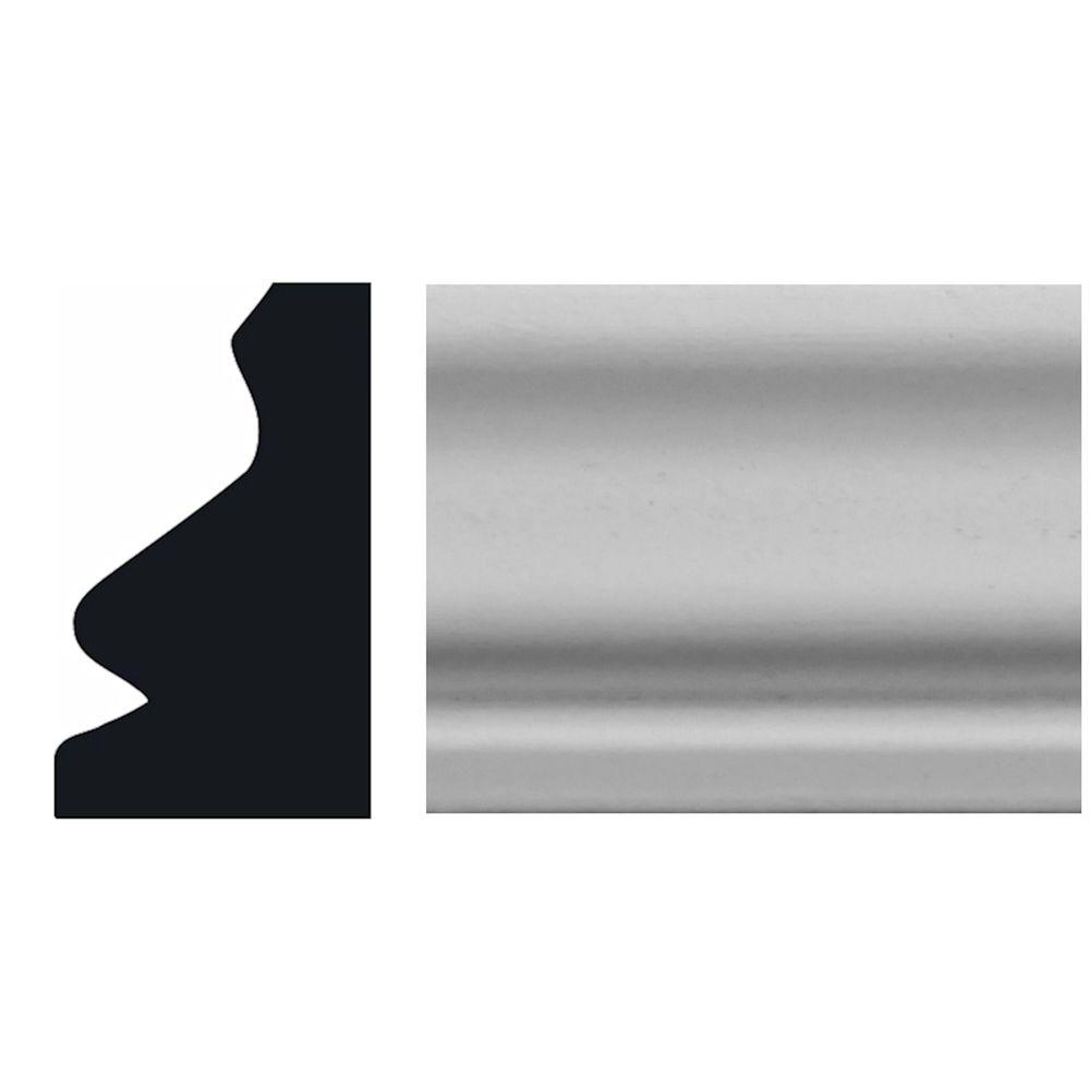 White Quarter Round Moulding Millwork The Home Depot 3 4 In X 1 8 Ft