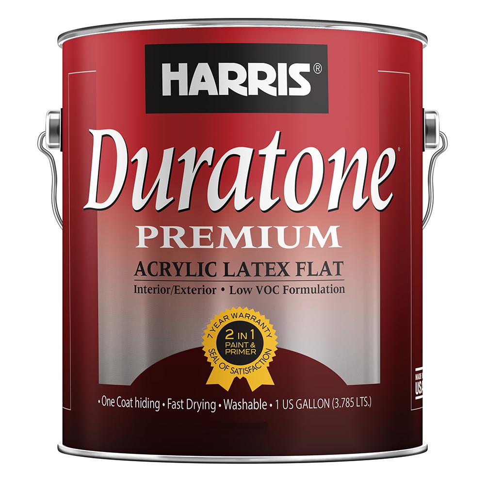 Harris Duratone 1 gal. Flat AcrylicLatex Interior Harris Duratone 1 gal. Flat AcrylicLatex Interior