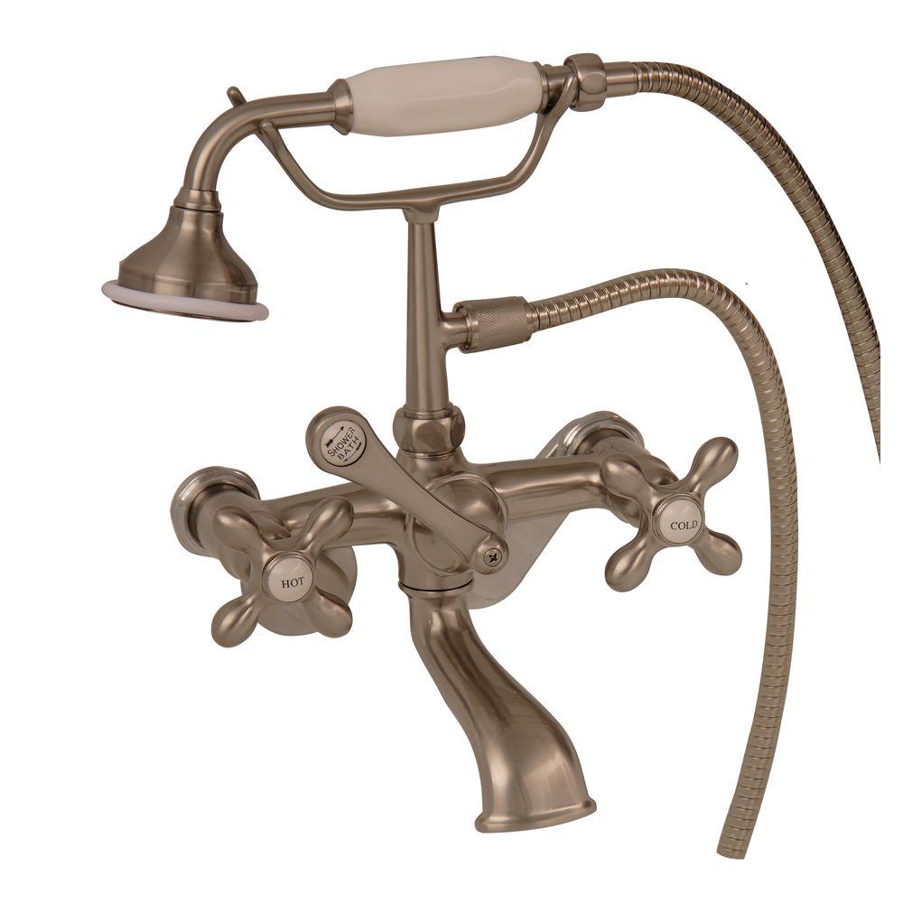 Pegasus 3-Handle Claw Foot Tub Faucet with Elephant Spout ...