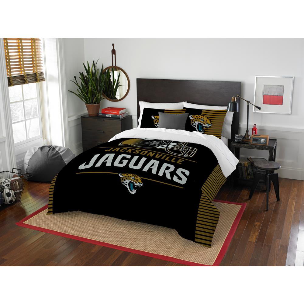 Jaguars 3 Piece Multicolored Full Comforter Set 1nfl849000014ret