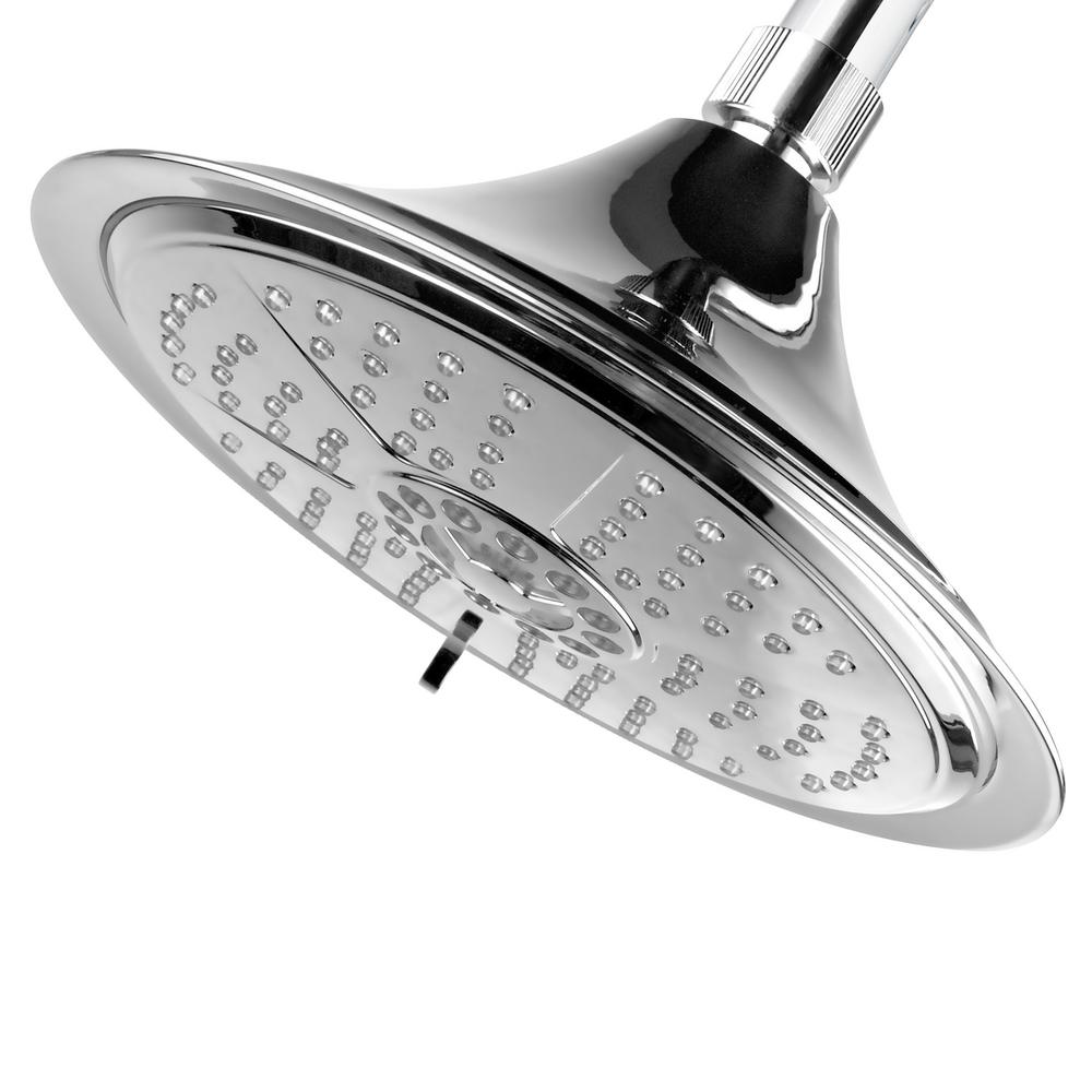 Dream Spa 5 Spray 8 In Rainfall Showerhead With Led Chrome