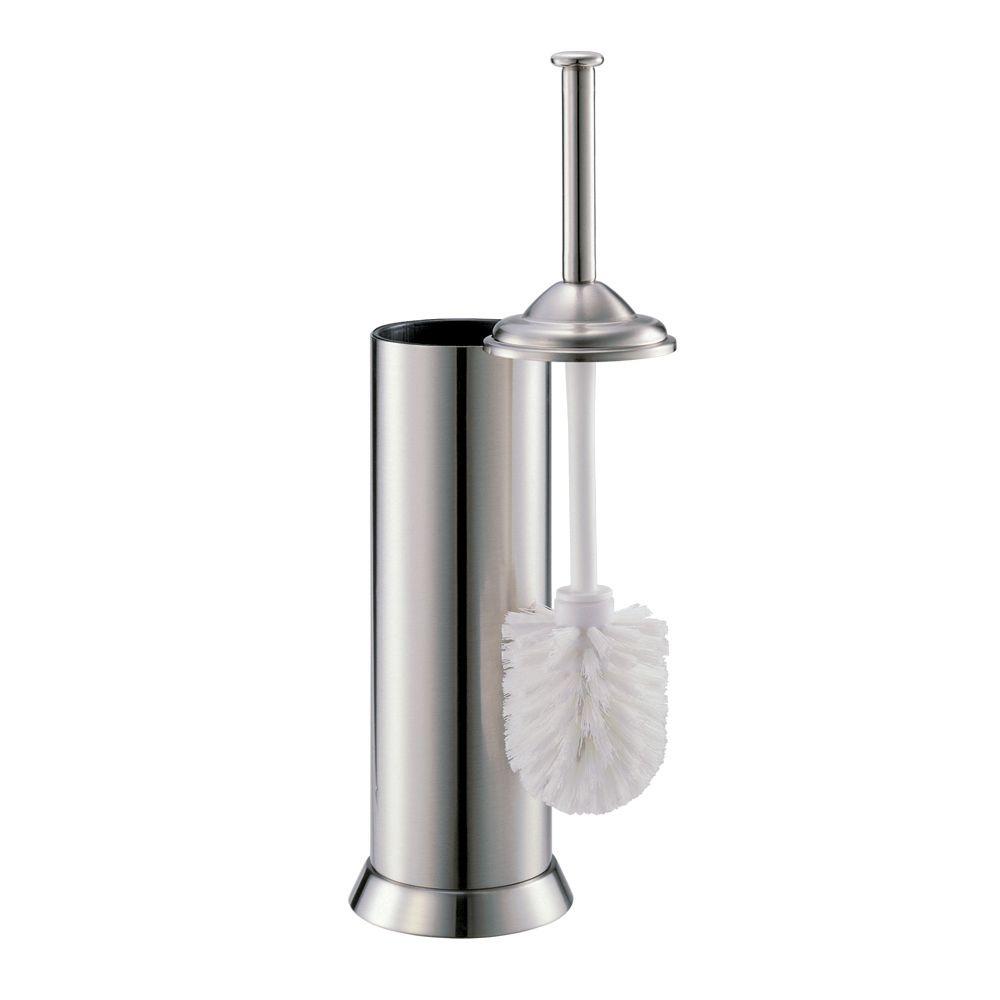 Gatco Toilet Brush with Holder in Satin Nickel by Gatco