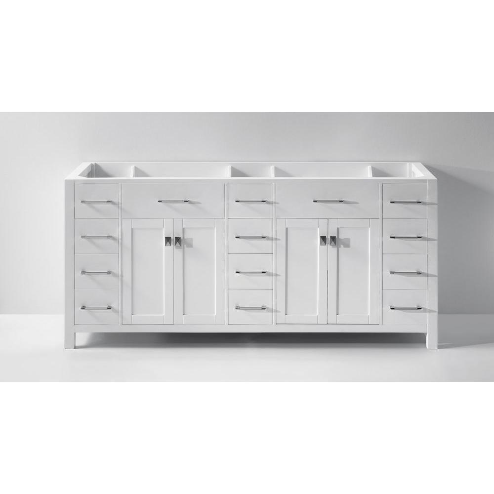 72 Inch Vanities And Larger White Bathroom Vanities Without Tops Bathroom Vanities The Home Depot