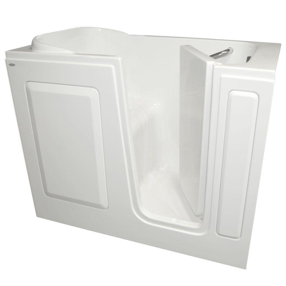 American Standard Gelcoat 48 inch x 28 inch Left Hand Walk-In Quick Drain... by American Standard