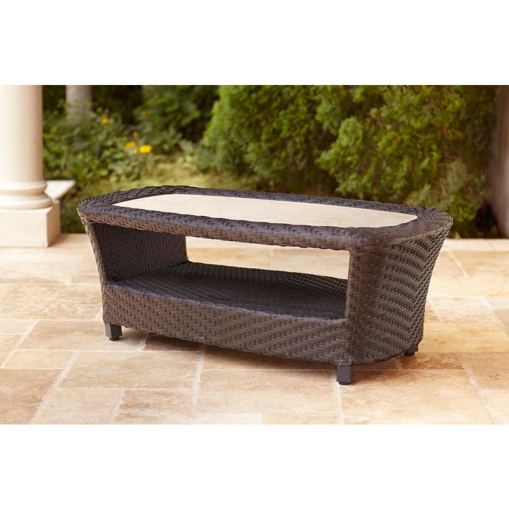 Brown Jordan Highland Patio Coffee Table Dy10035 Tc The Home Depot