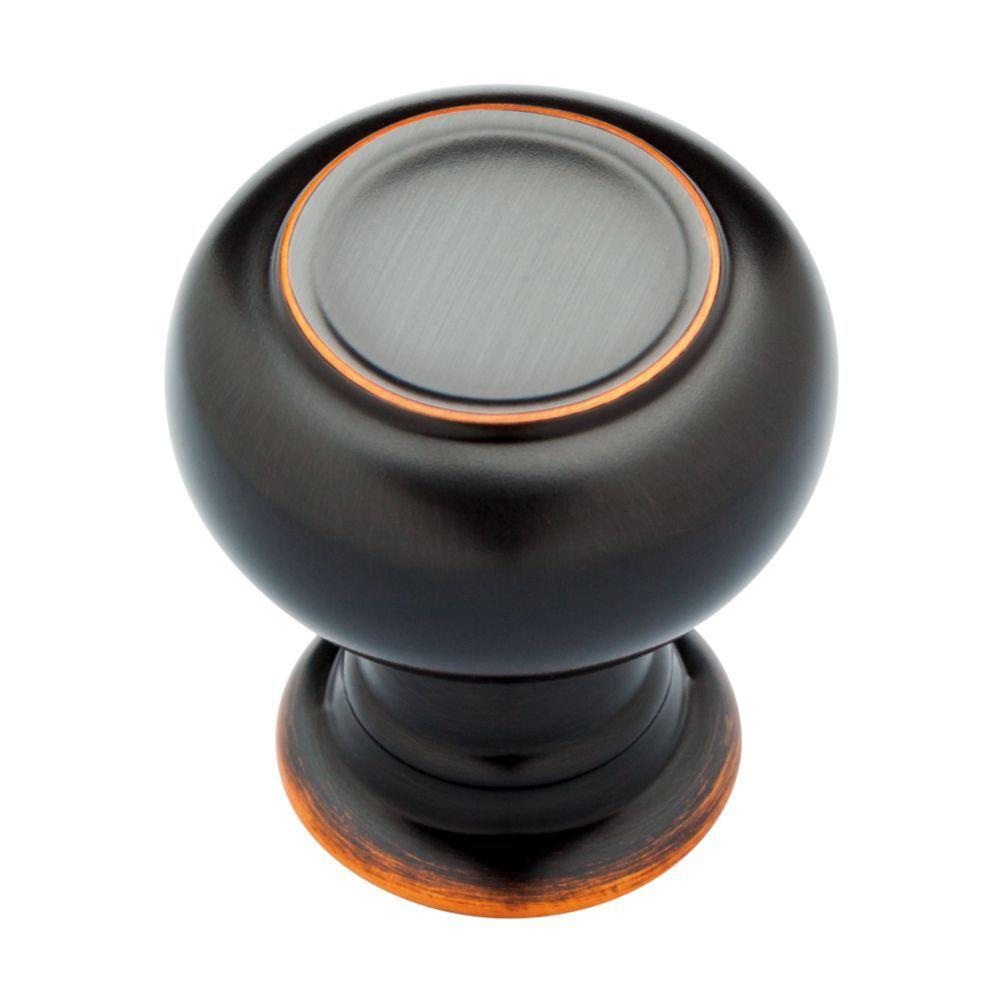 Delta Porter 1 1 4 In 32mm Oil Rubbed Bronze Round Cabinet Knob