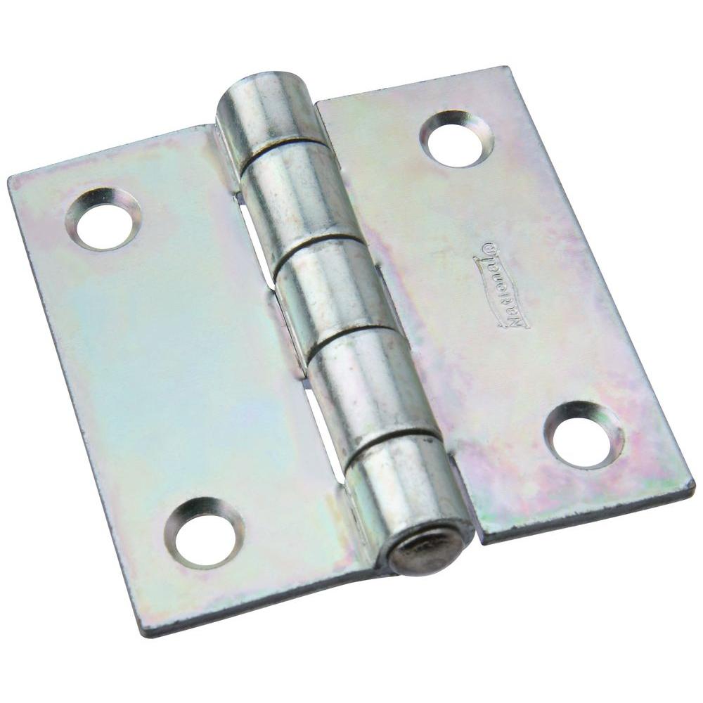 National Hardware 2 in. NonRemovable Pin Hinge505BC 2X2 TP HNG ZN