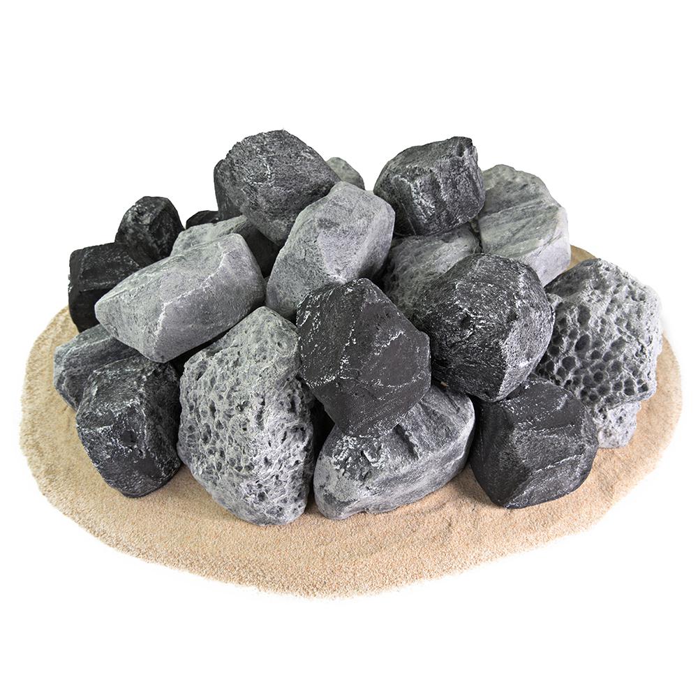 Lava Ceramic Rock Pebbles Fireproof Decorative Stones For Fire