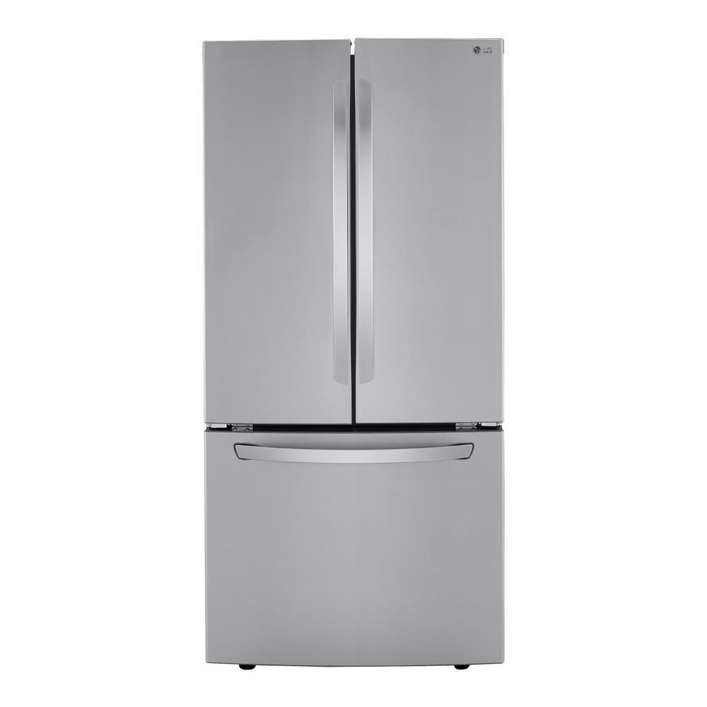 LG Electronics 33 in. W 25 cu. ft. French Door Refrigerator with Filtered Ice in PrintProof Stainless Steel LRFCS2503S