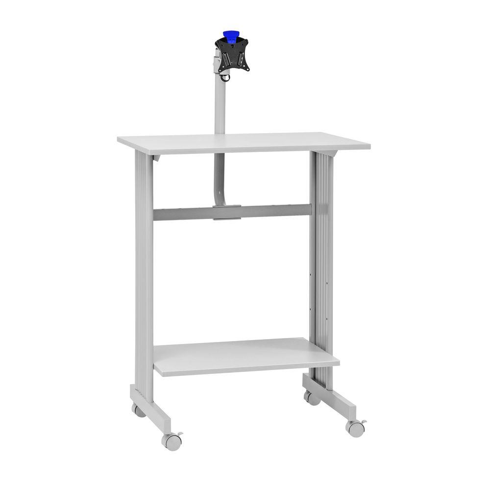 Standing Desk Wood Metal Desks Home Office Furniture The D Grey Stand