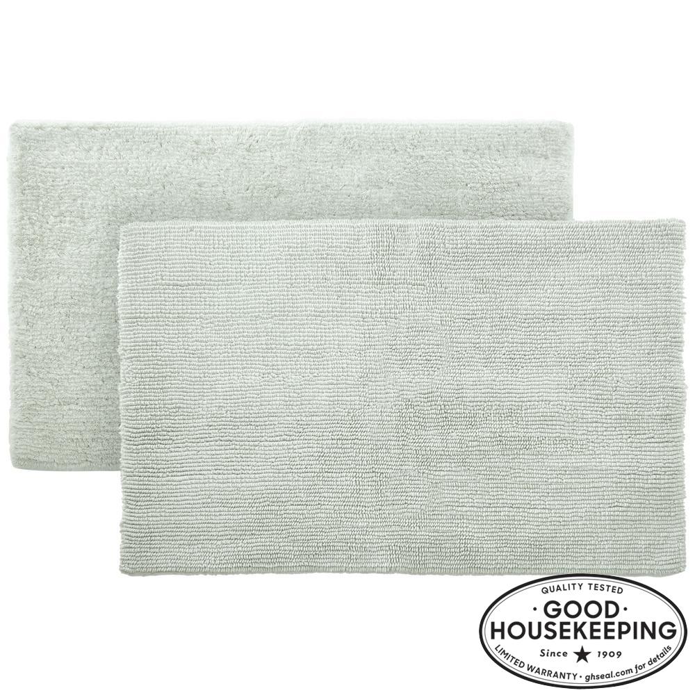 Home Decorators Collection Sage 24 in. x 40 in. Cotton Reversible Bath