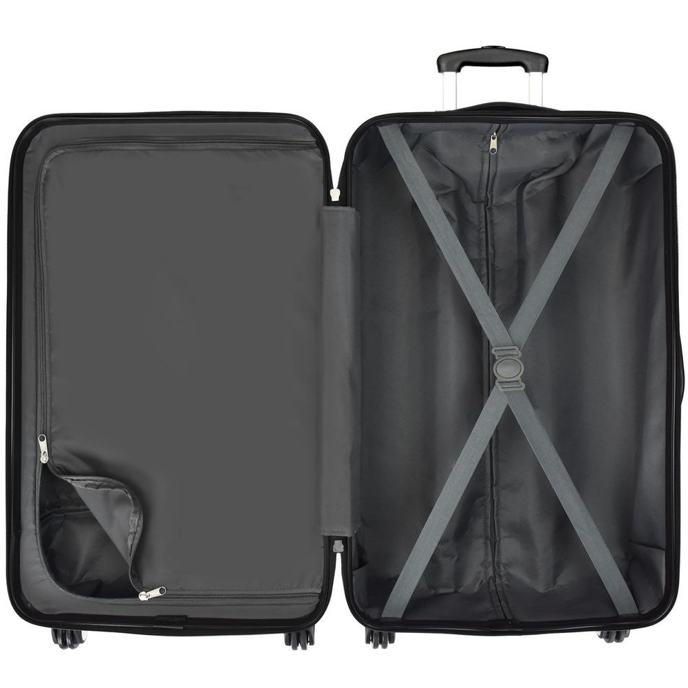 Elite Luggage Omni 3Piece Hardside Spinner Luggage Set, Red EL09075R