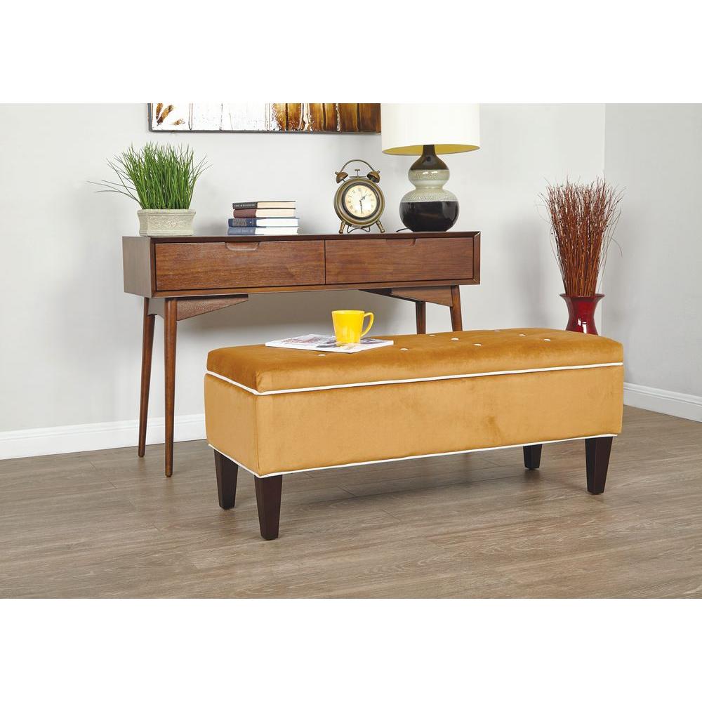 OSP Accents Cambridge Goldenrod BenchCMBG2 The Home Depot