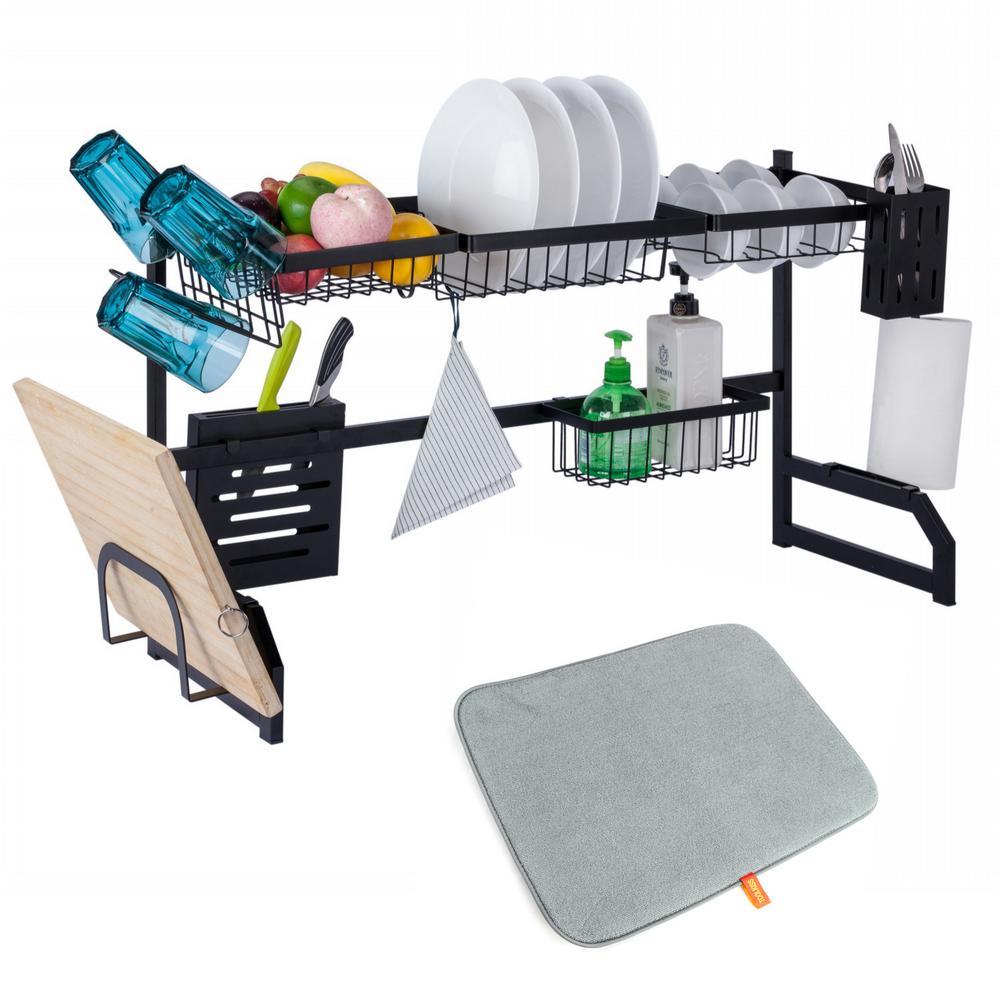 Dish Racks Sink Kitchen Organizers The Home Depot - Dish Storage Rack Wuxin Dish Racks Sink Kitchen Organizers The Home Depot - Dish Storage Rack Wuxin