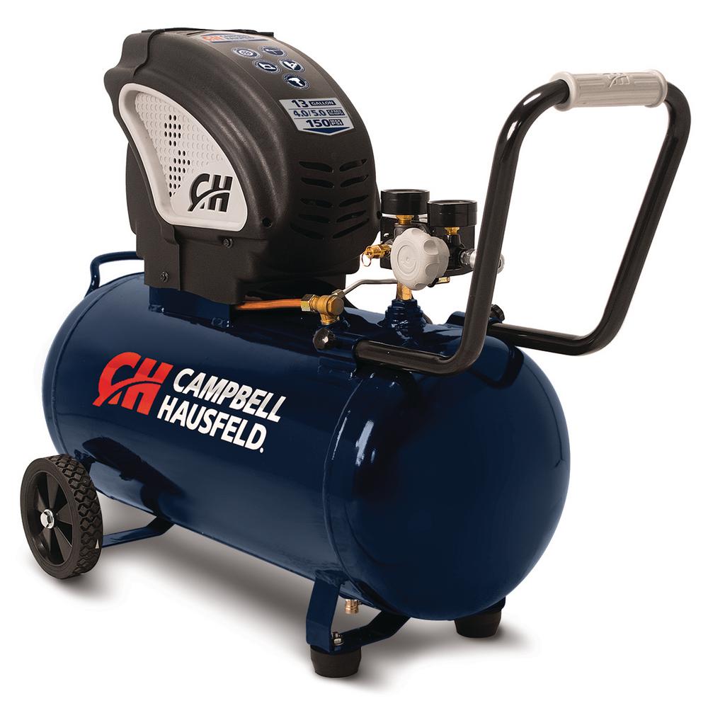 Campbell Hausfeld 13 Gal. Portable Horizontal Electric Air Compressor ...