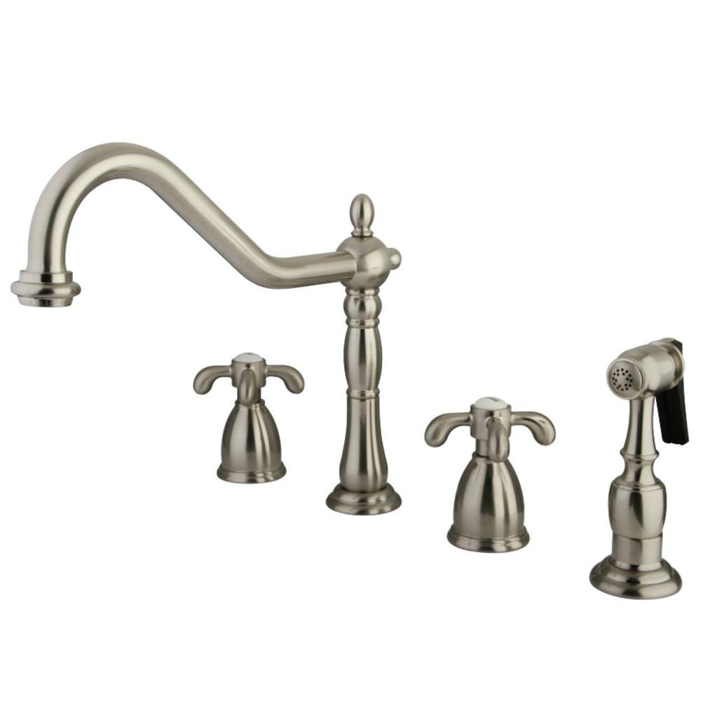 Kingston Brass French Country 2 Handle Standard Kitchen Faucet