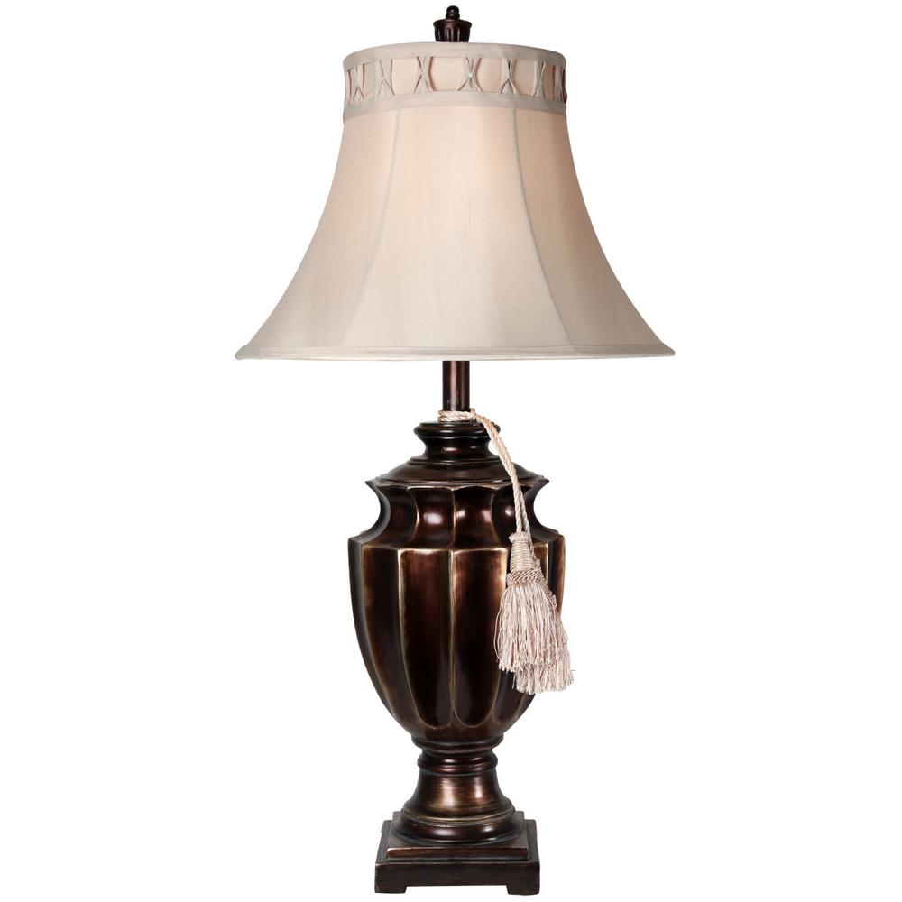 dark bronze table lamp