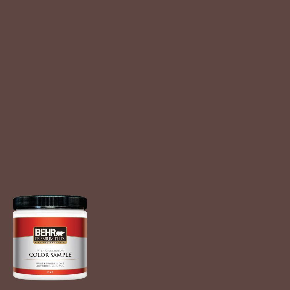 Behr Premium Plus 8 Oz 730b 7 English Manor Flat Interior Exterior 730b 7 English Manor Flat Interior Exterior Paint And Primer In One Sample 7pp The Home Depot