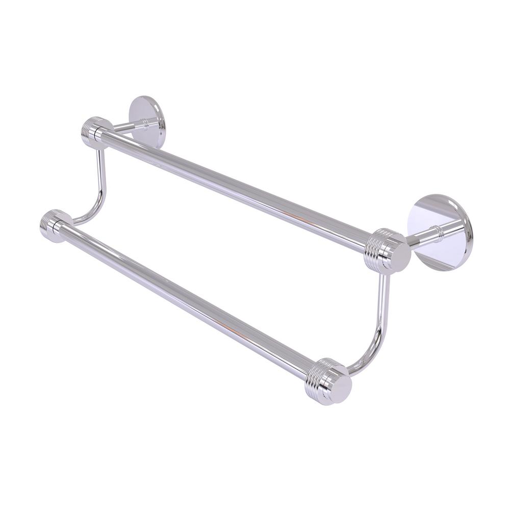 Allied Br Satellite Orbit Two 30 In Double Towel Bar With Groovy Allied Br Satellite Orbit Two 30 In Double Towel Bar With Groovy Accent Polished