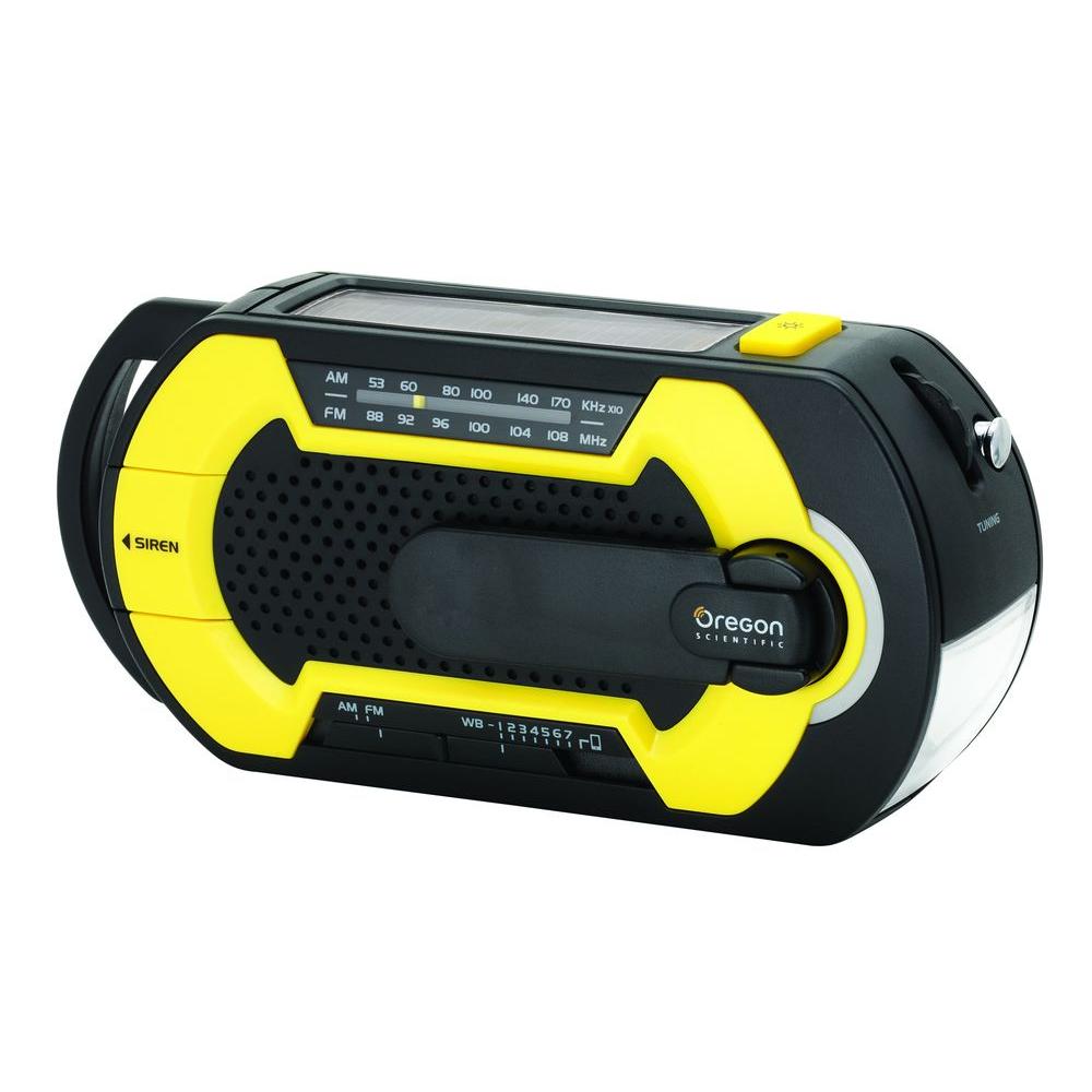 Oregon Scientific. Multi-Powered Handheld Emergency Radio