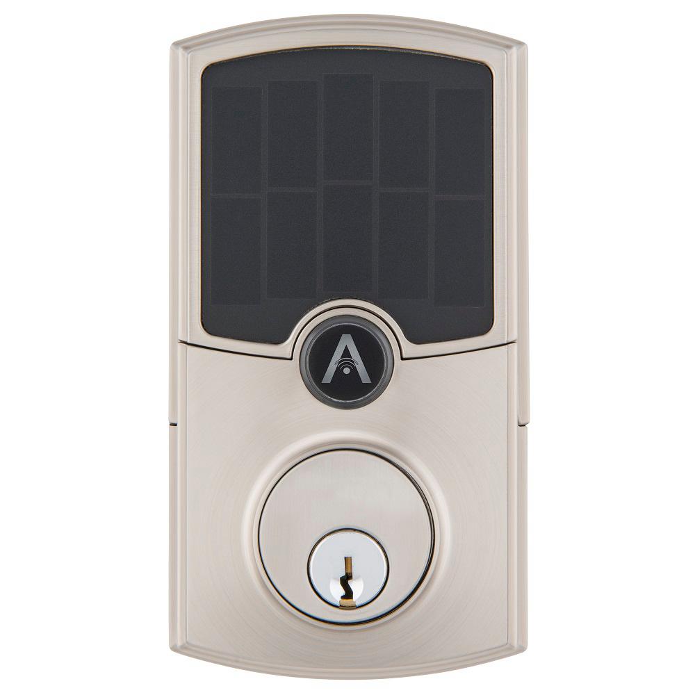Array by Hampton Barrington Satin Nickel WiFi Smart Electronic Deadbolt