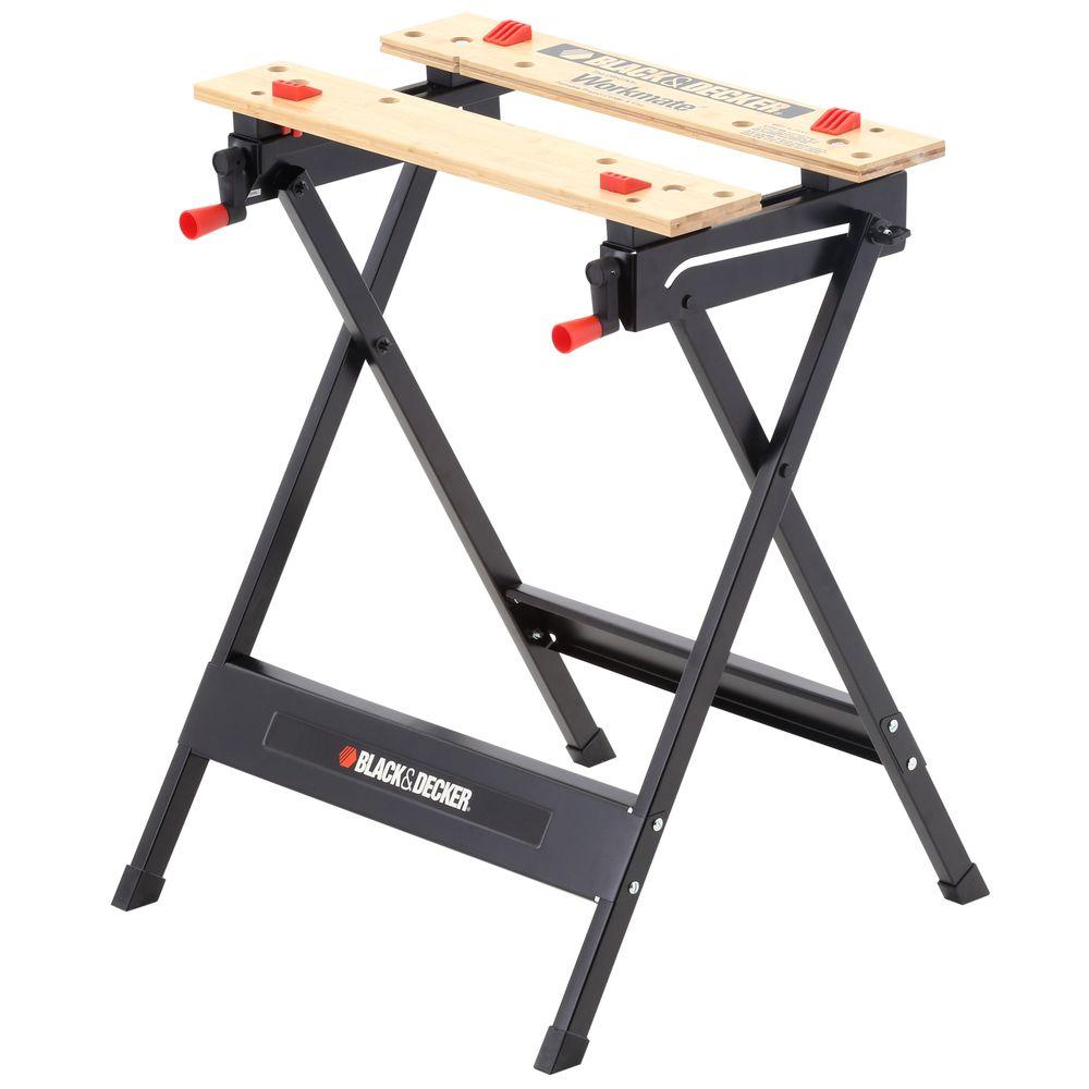 BLACK+DECKER Workmate 125 30 in. Folding Portable Workbench and Vise ...