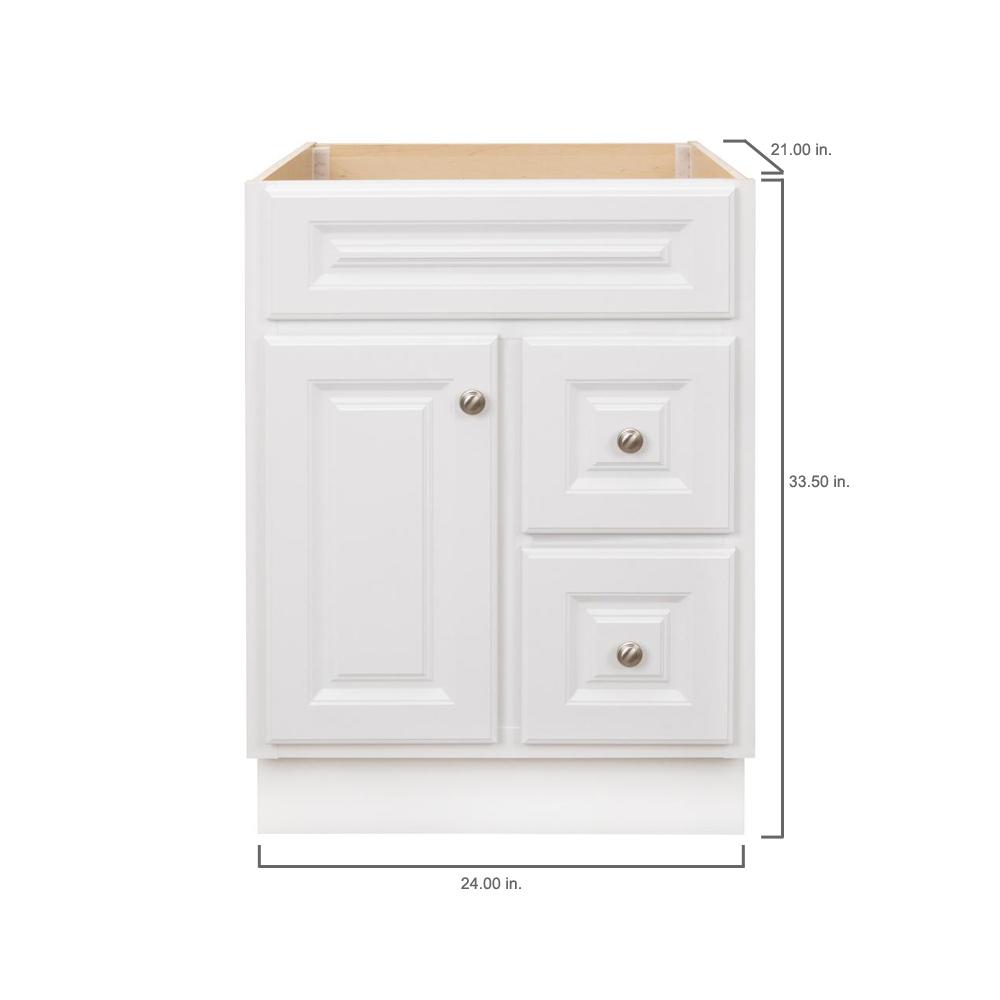 H Bathroom Vanity Cabinet Only, 24 Inches Vanity Cabinets For Bathrooms