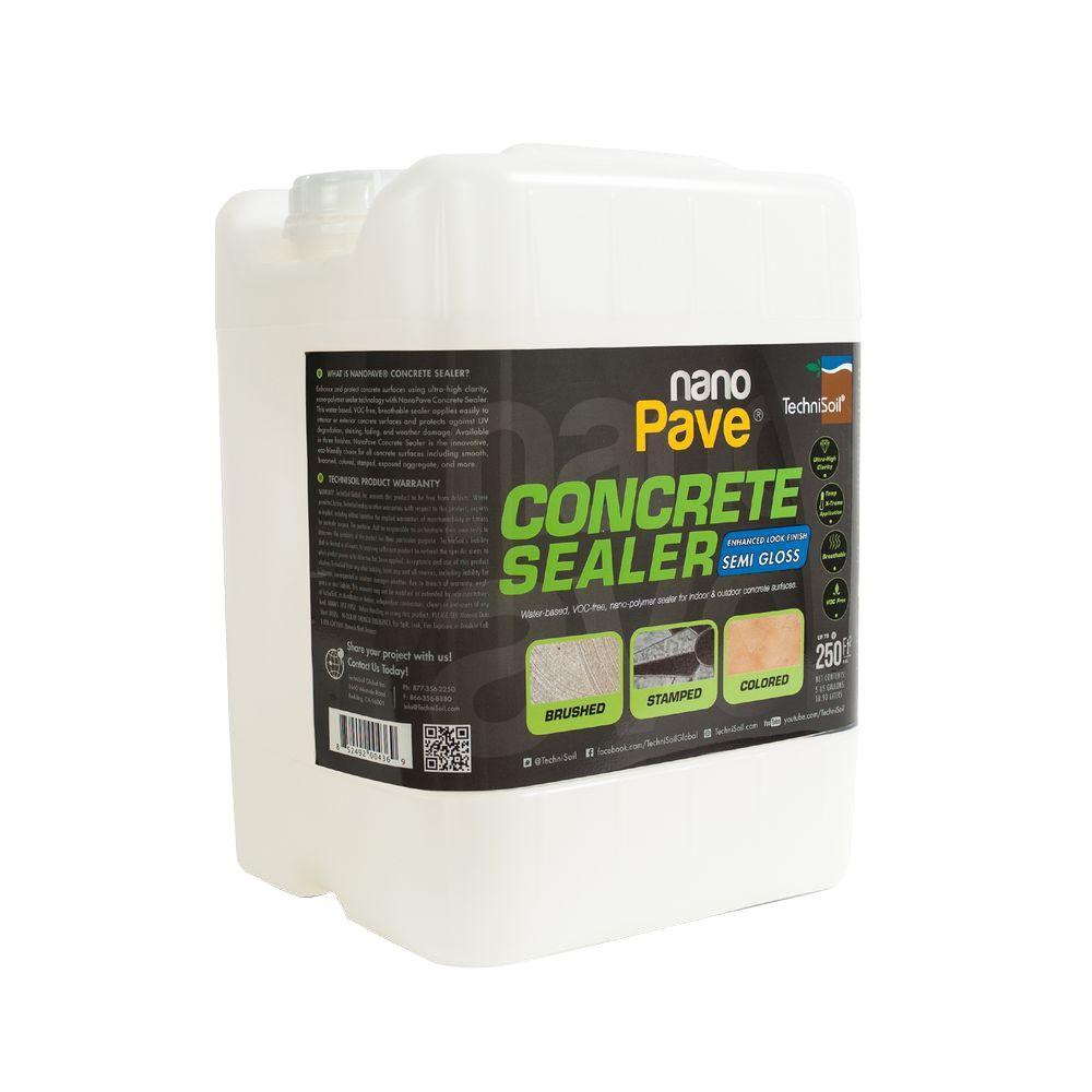 TechniSoil NanoPave 5 Gal. SemiGloss Concrete SealerCSSG5 The