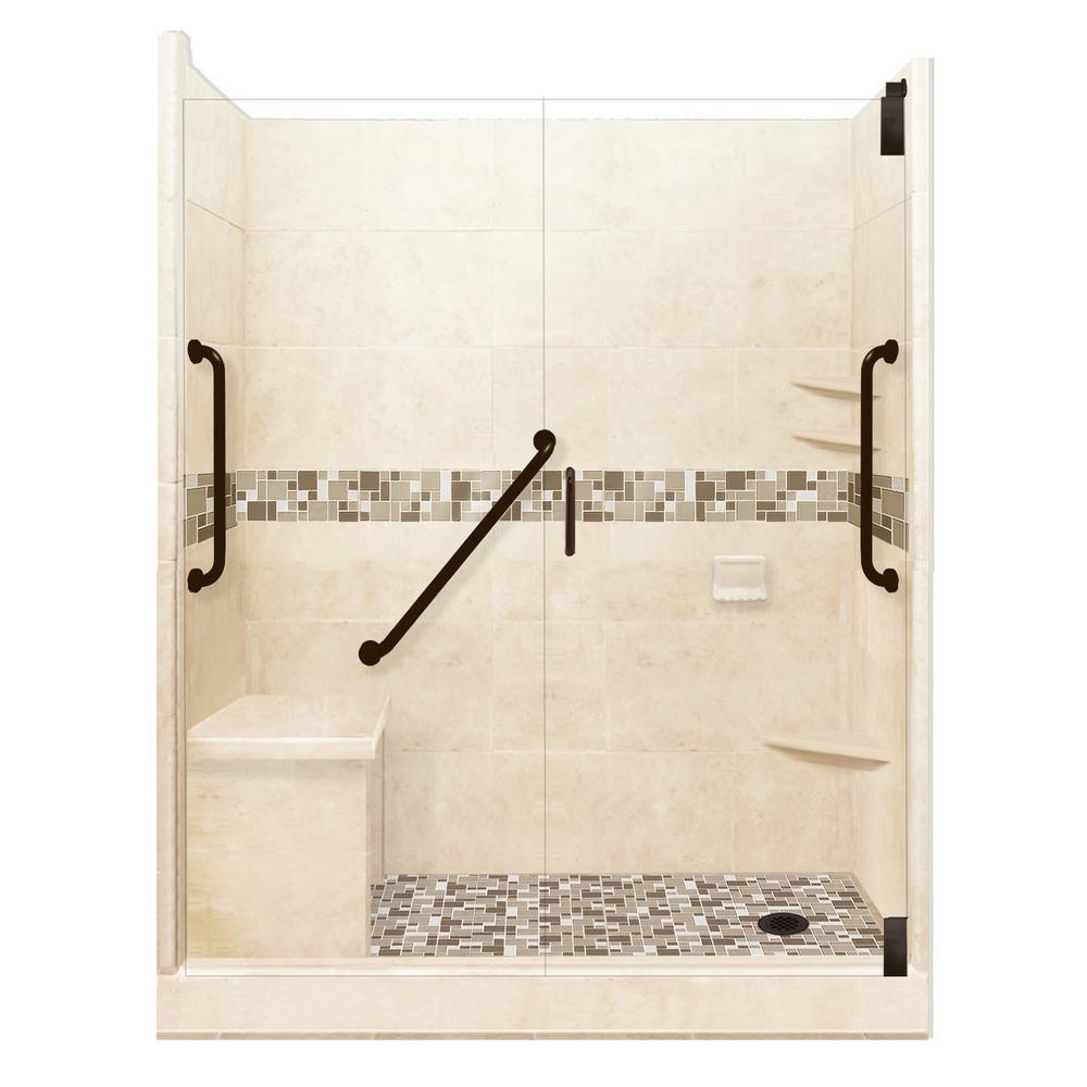 American Bath Factory Tuscany Freedom Grand Hinged 42 in. x 60 in. x 80