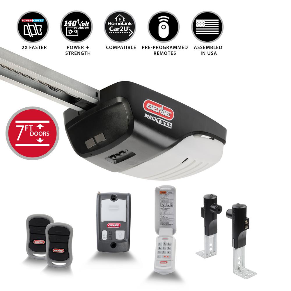 Drive Garage Door Openers Residential Doors Machforce Plus 2 Hpc Drive Garage Door Opener With Added Wireless Keypad