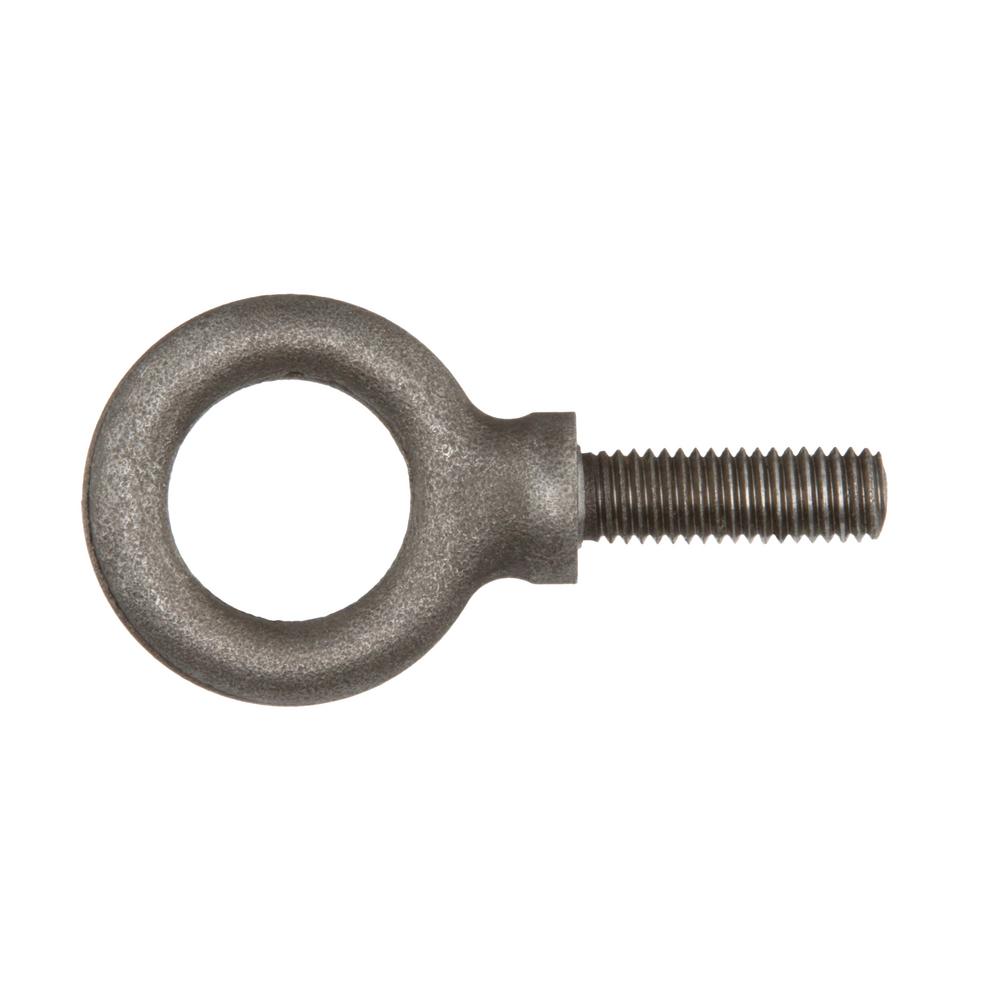 Hardware Essentials 1 2 13 In Forged Steel Machinery Eye Bolt In Shoulder Pattern 1 Pack 320608 0 The Home Depot