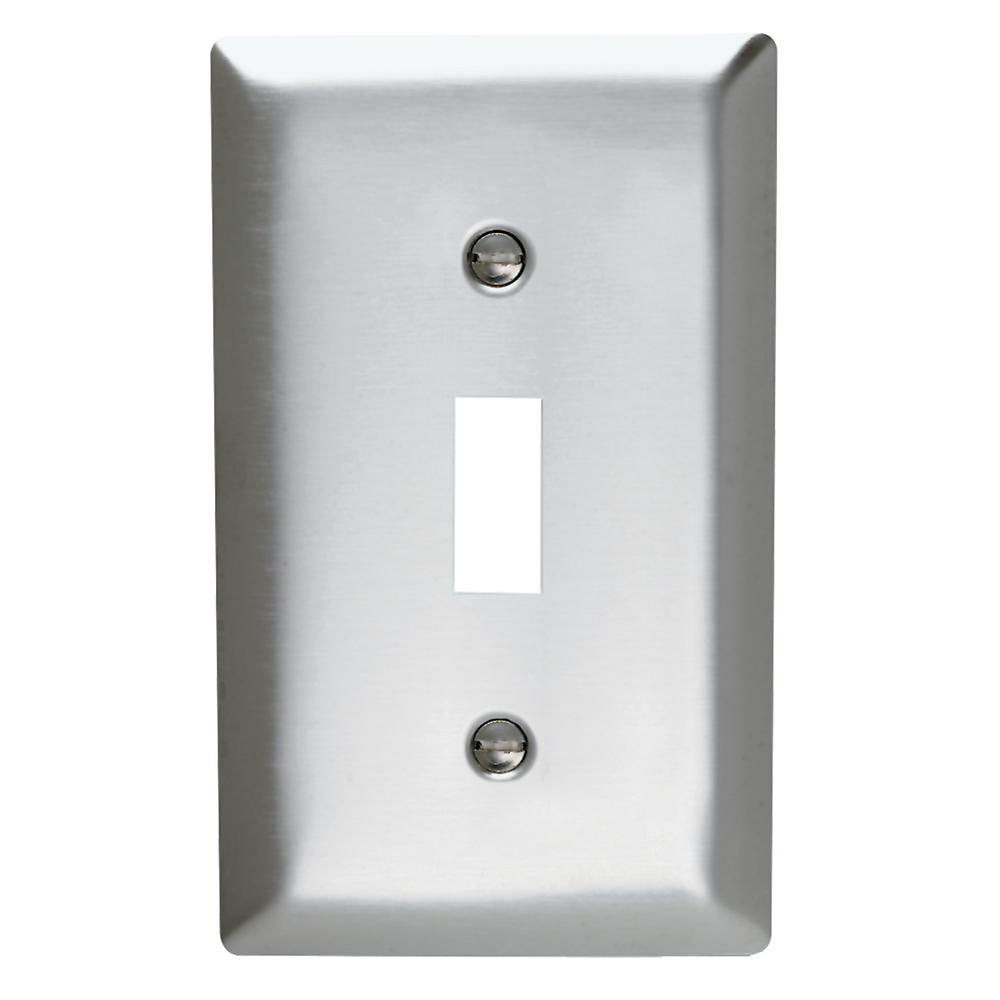 302 Series 1Gang Toggle Wall Plate, Stainless SteelSS1 The Home Depot