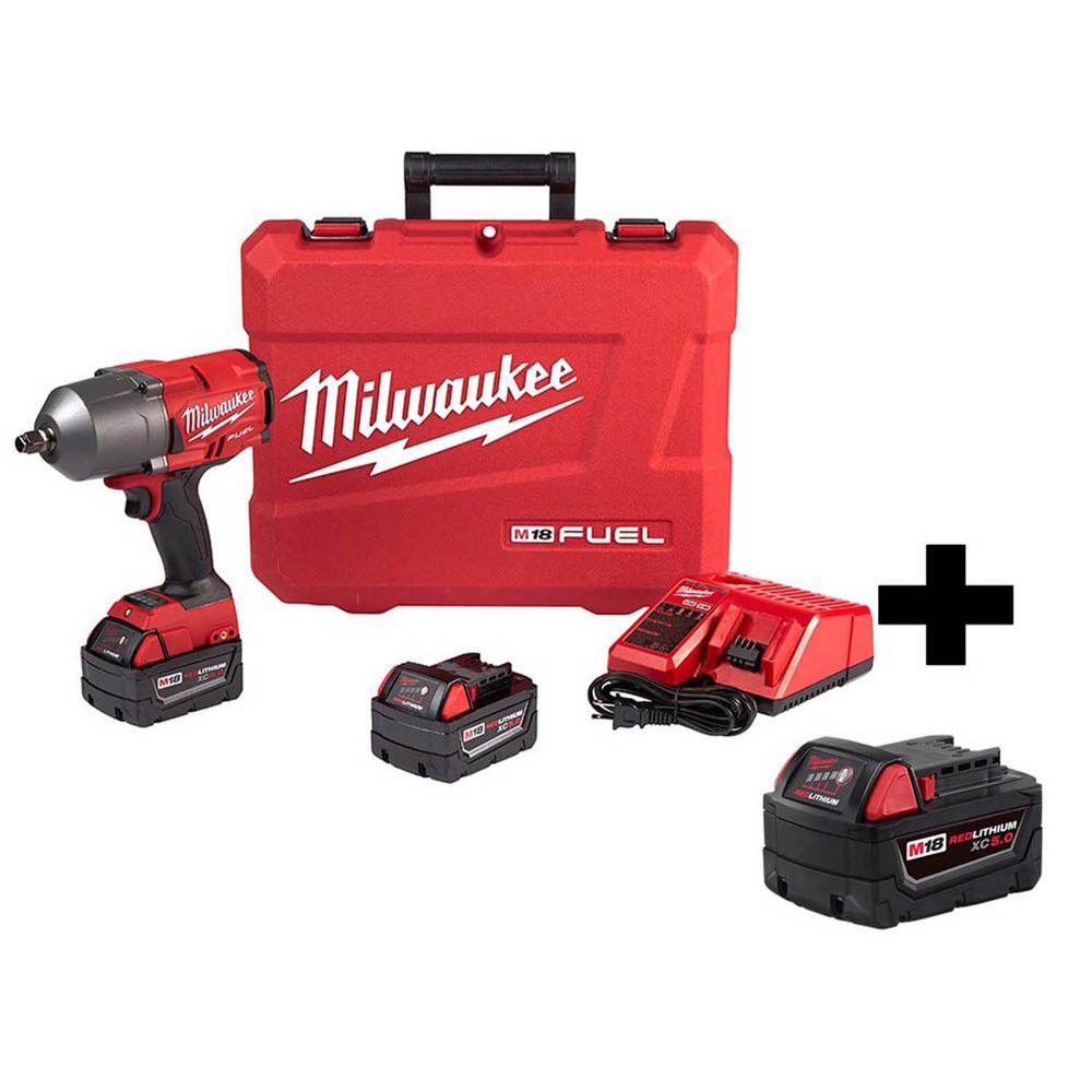 Milwaukee M18 FUEL 18Volt LiIon Brushless Cordless Drywall Screw Gun/Impact Driver Combo Kit