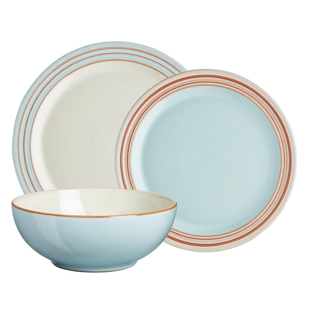 baby blue dinner set