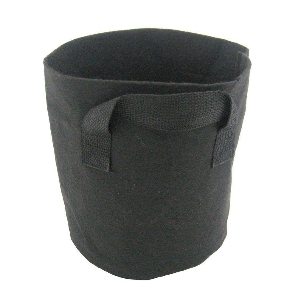 Viagrow 2 Gal Fabric Aeration Grow Bags With Handles 5 Pack Fabric Aeration Grow Bags With Handles