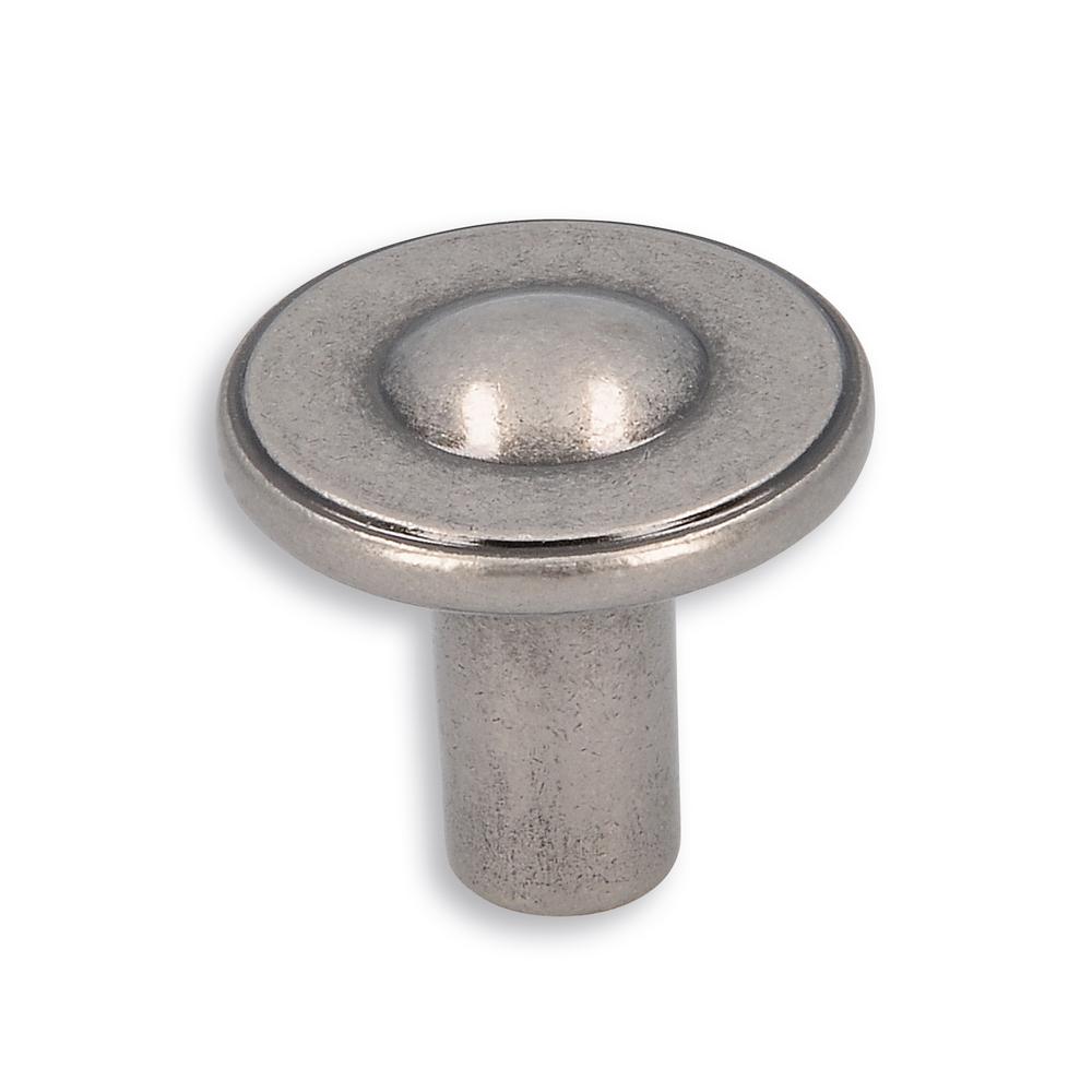 Silver Siro Designs Cabinet Hardware The Home Depot Vega 1 20 In Antique Silver Drawer