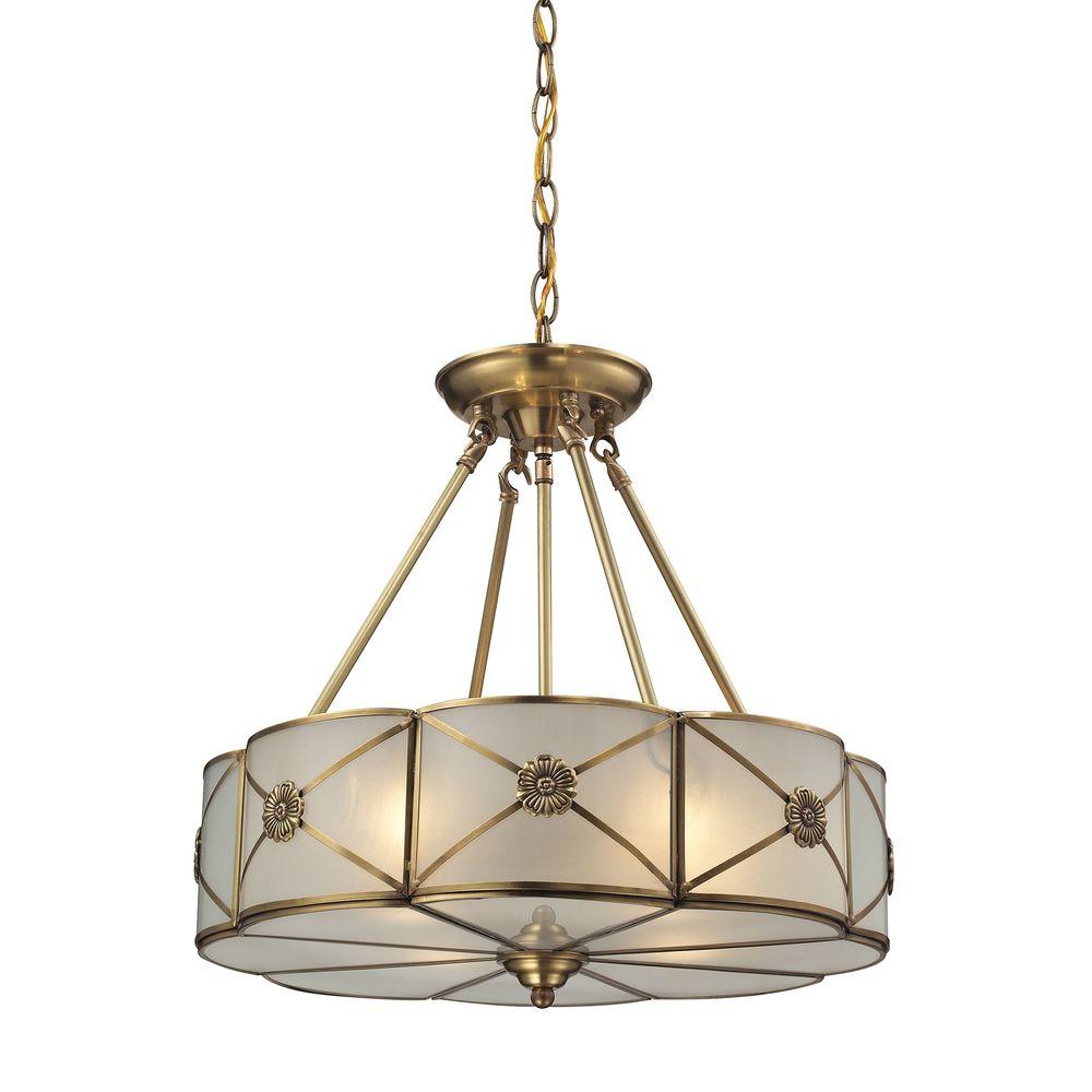 An Lighting Preston 4 Light Brushed Br Pendant Tn 11657 The An Lighting Preston 4 Light Brushed Br Pendant