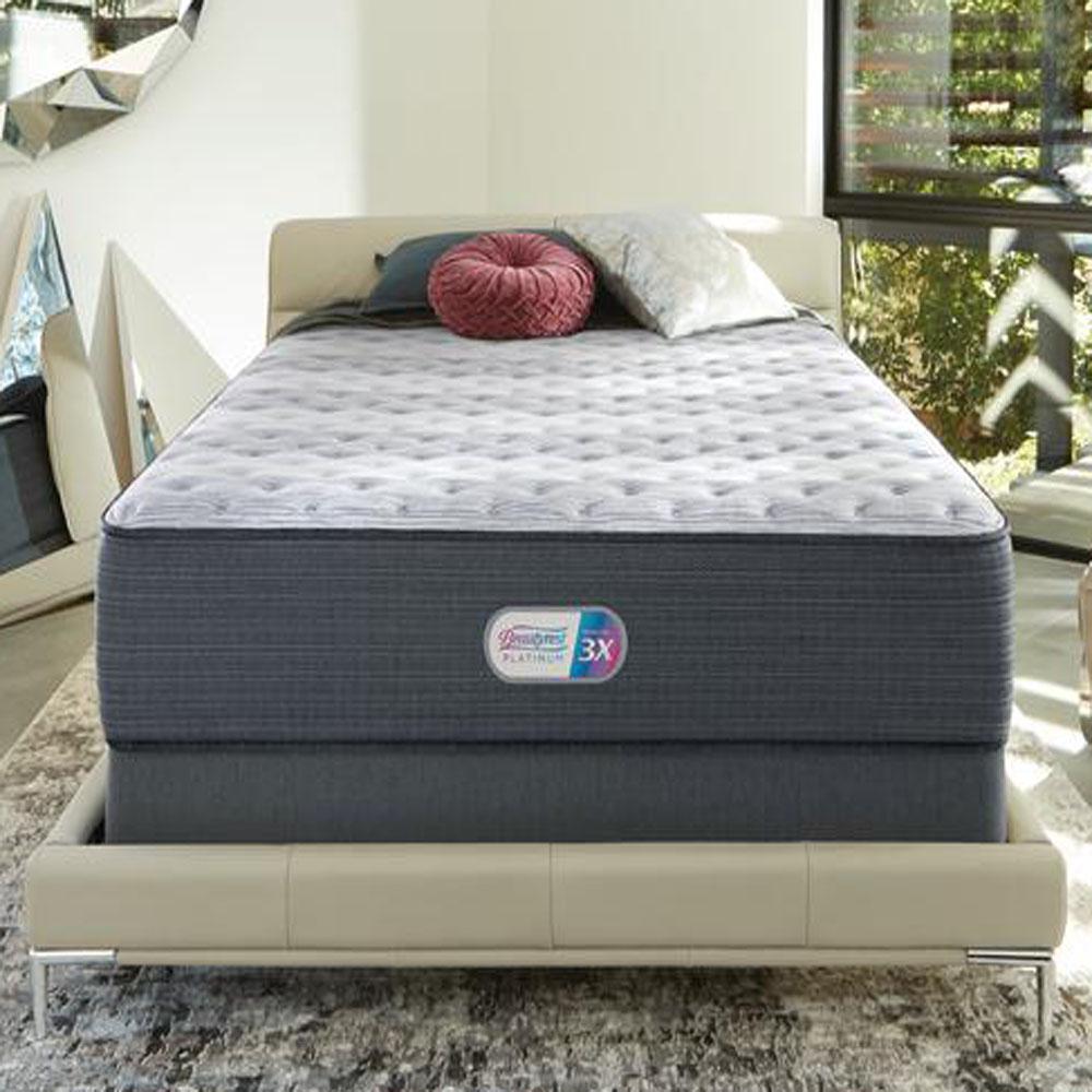 Beautyrest Platinum Haven Pines 17in. Medium Hybrid Pillow Top Twin XL ...